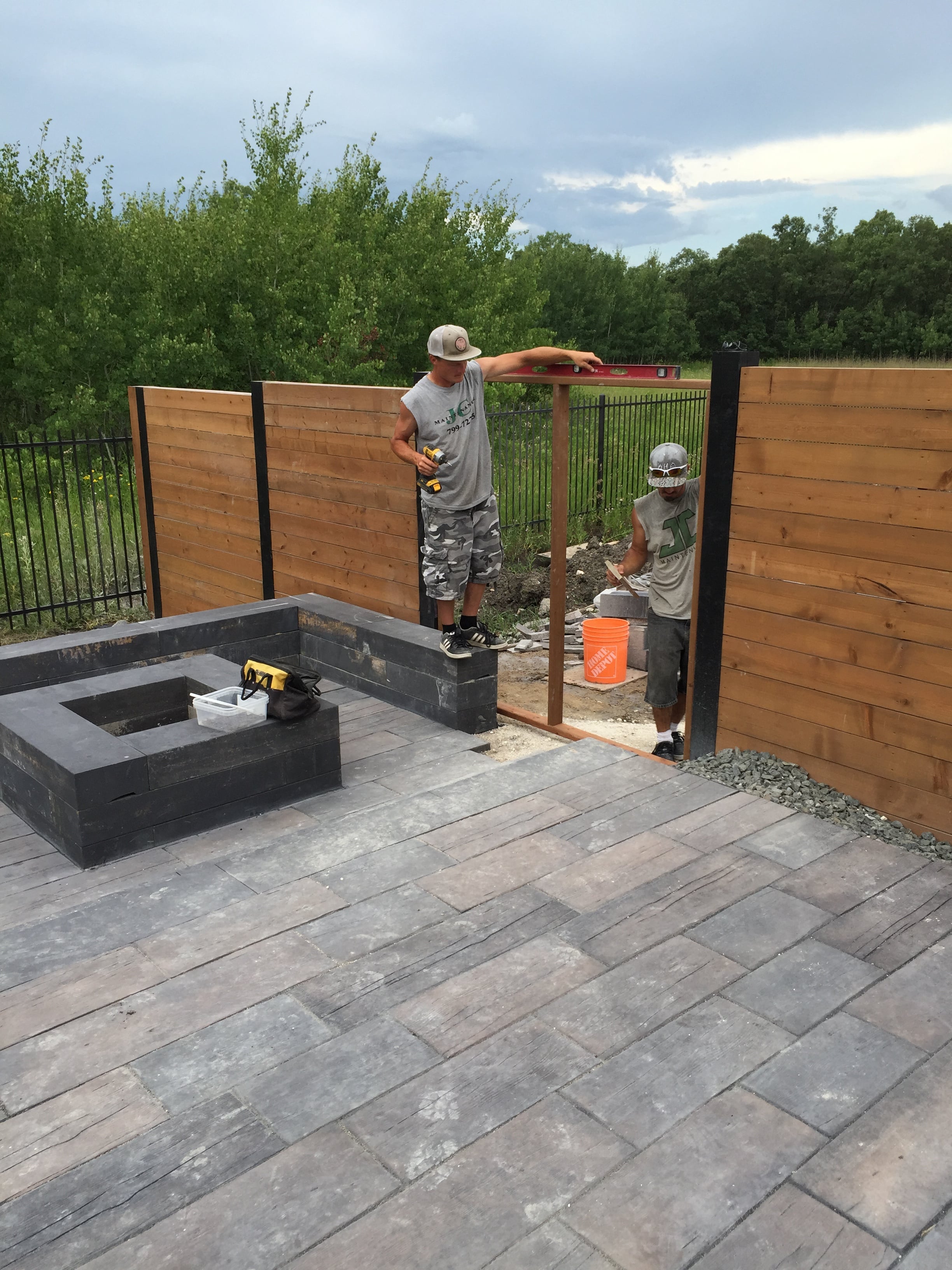 Cedar fence project