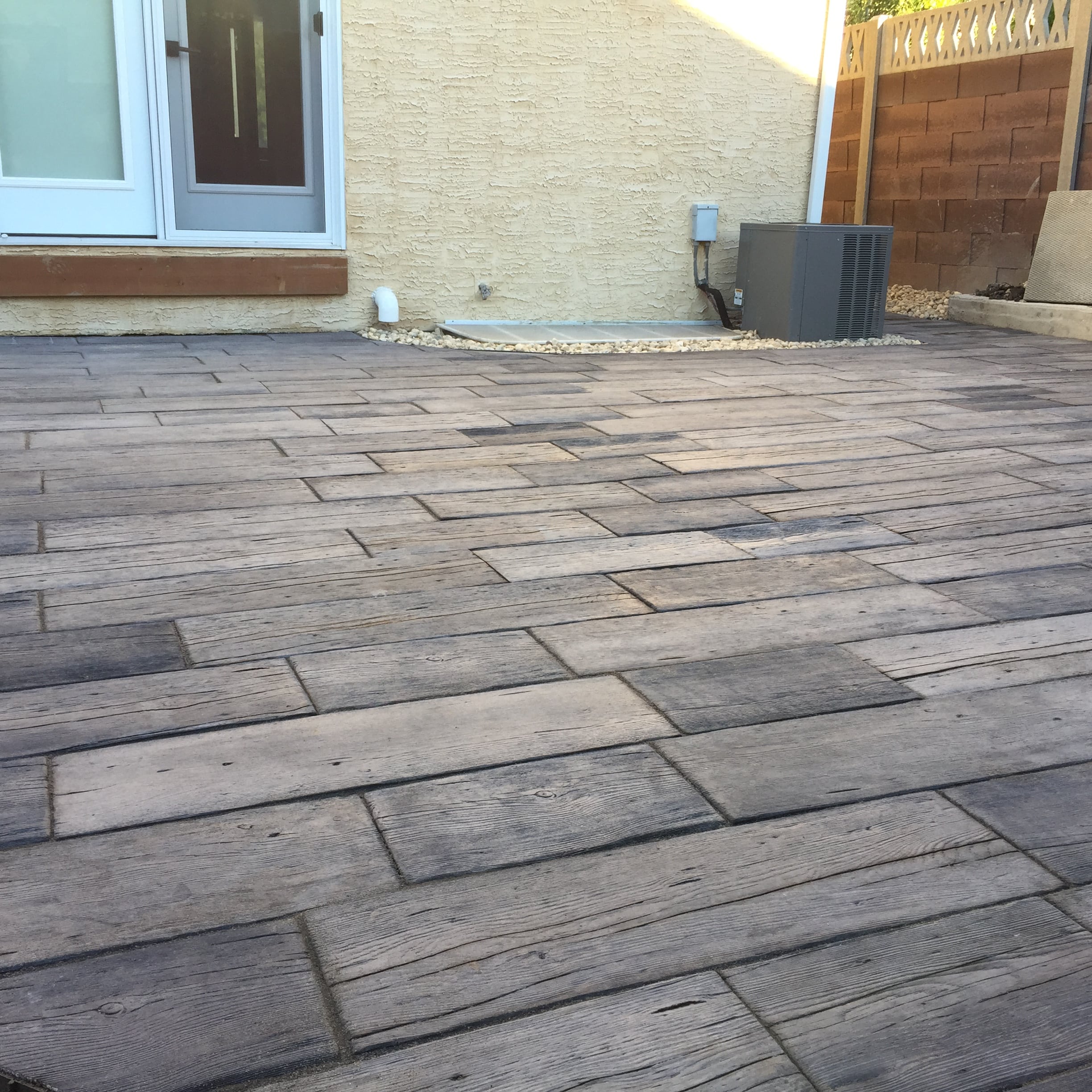 Paver walkway
