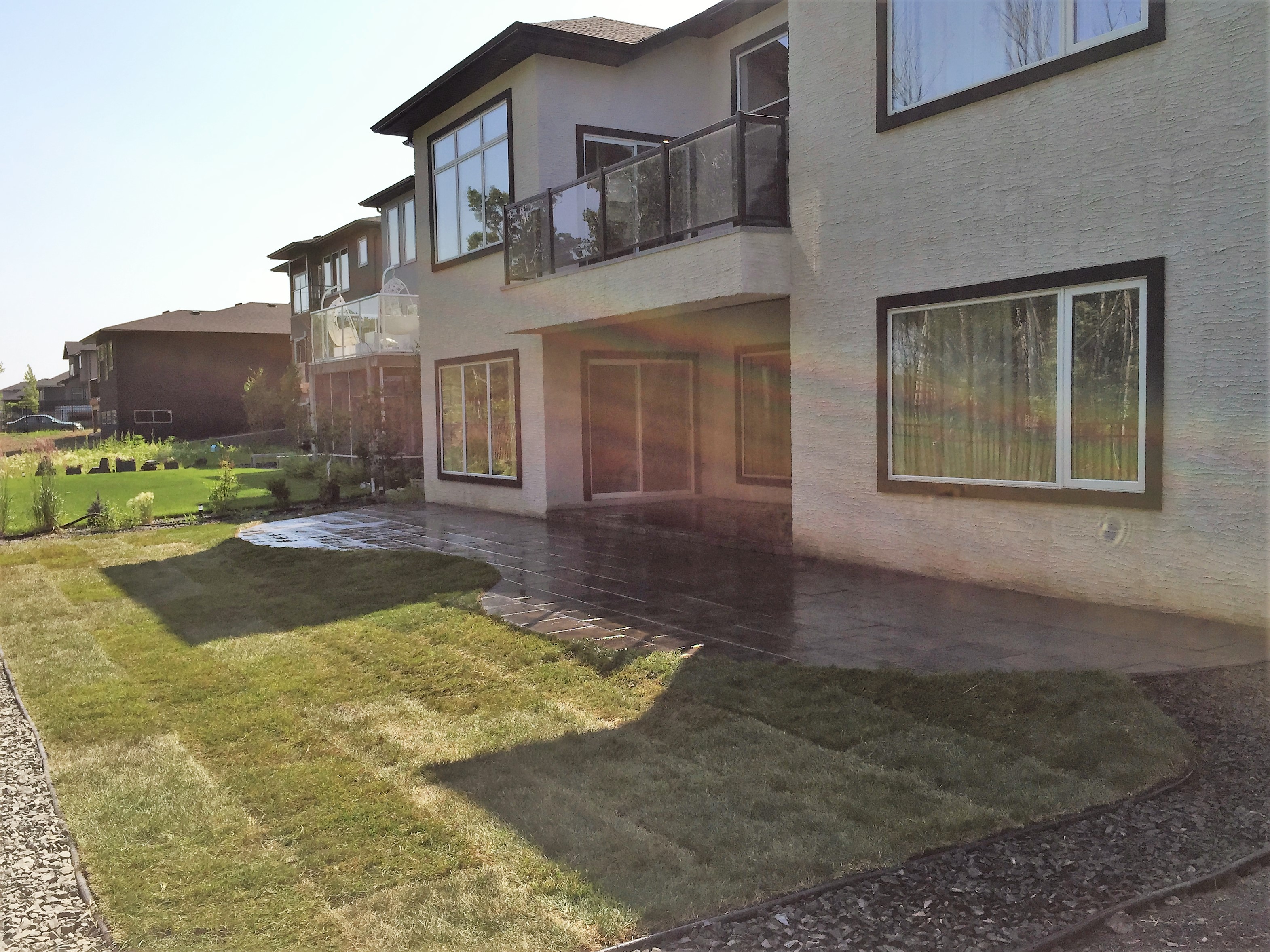 Back yard transformation