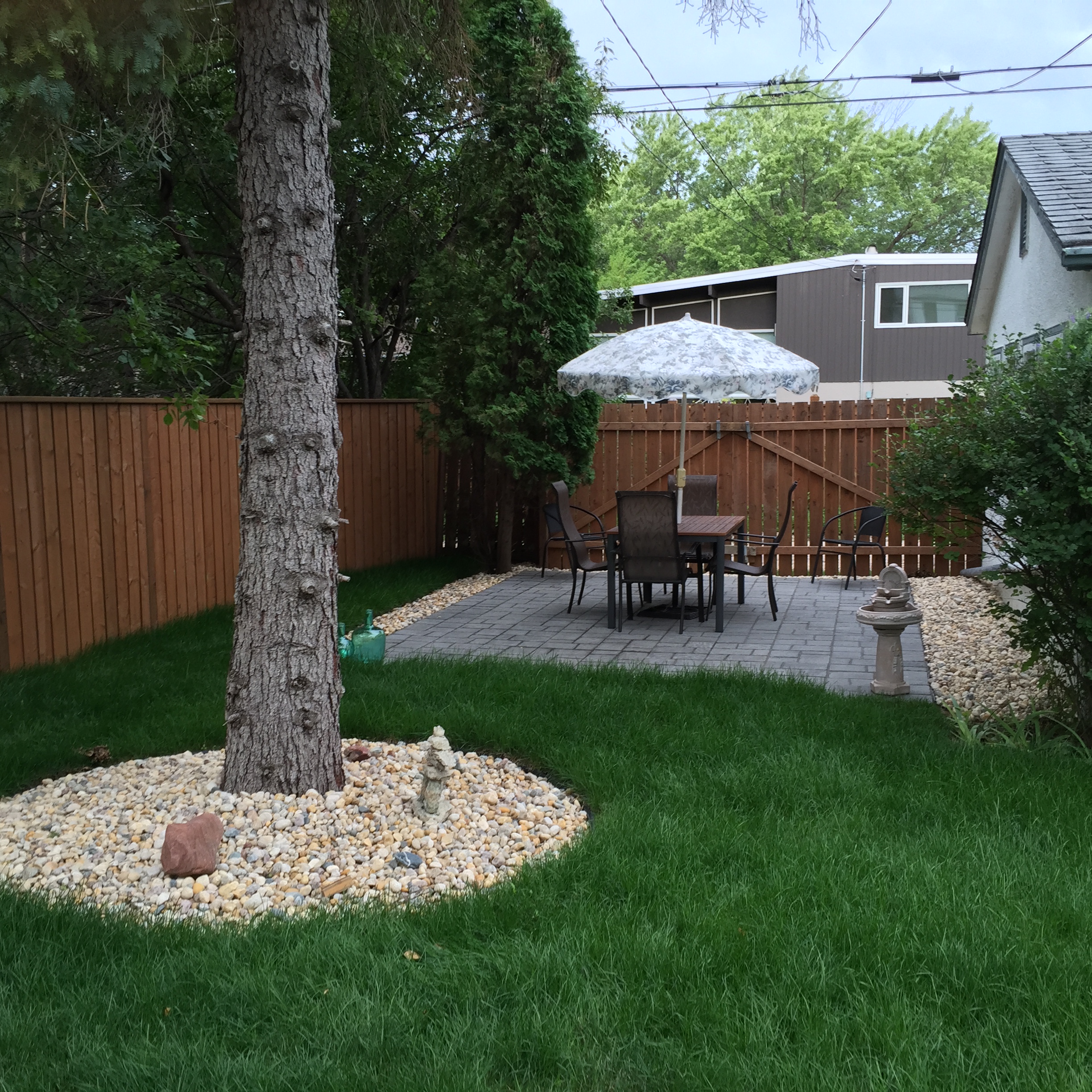 Fence and patio transformation