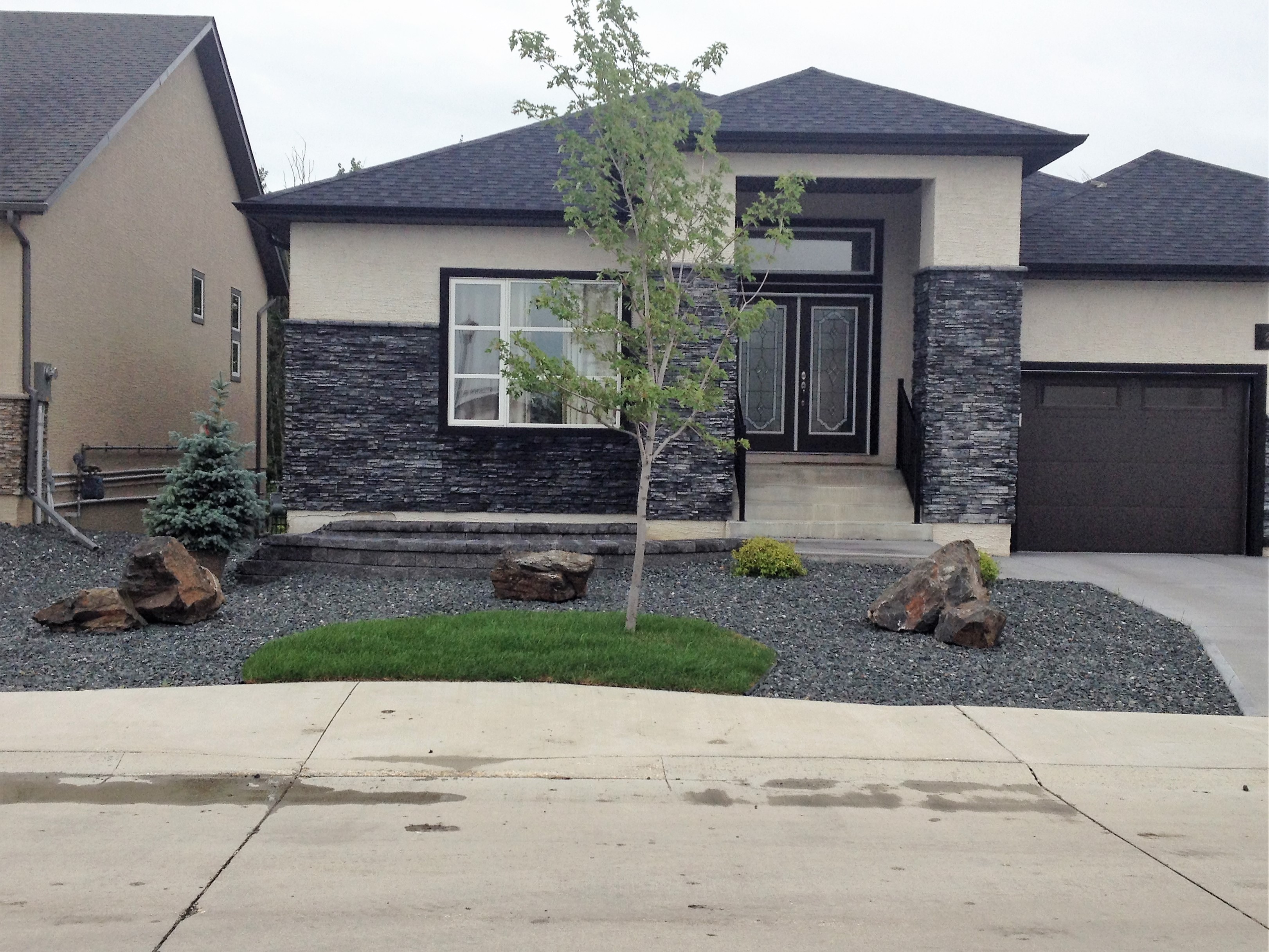 Front yard after project